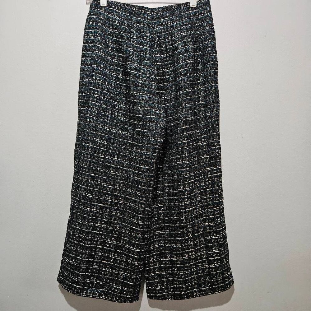 NWT Loft Pollazzo Darted Lined Textured Tweed, Side Zip Pants, Size 4P - Picture 5 of 7